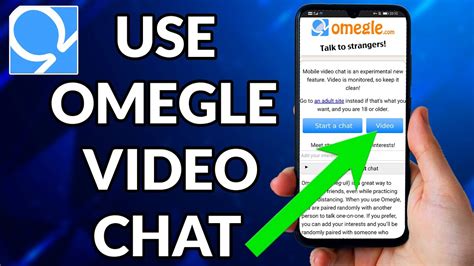 how to use omegle video chat on android